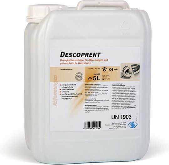 Dr. Schumacher Special Commercial Cleaner for Disinfection of Tools Descoprent Liquid 5 Liters