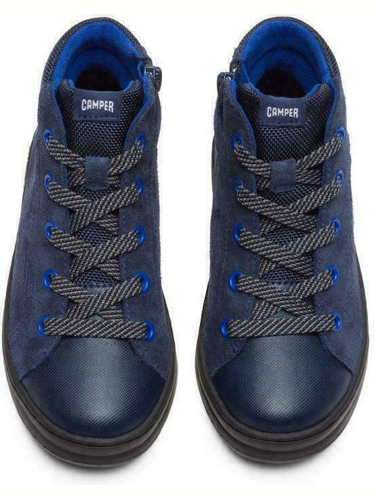 Runner Kids Sneakers High Navy Blue