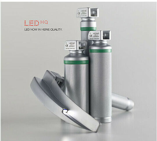 Heine Аксесоари за ларингоскоп LED Standard F.O Презареждаща се литиево-йонна дръжка за ларингоскоп