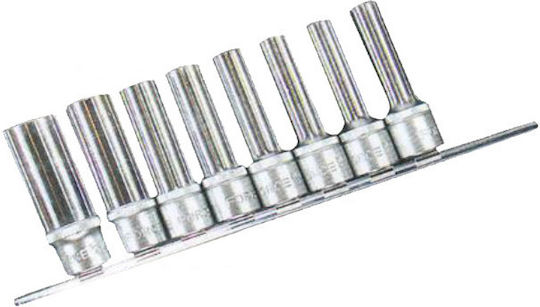 Force Nüsse Torx Lange mit Vierkant-Antrieb 1/2" Set 8Stück