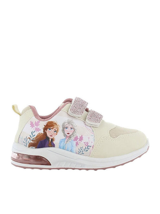 FR003415 Παιδικά Sneakers με Σκρατς Μπεζ