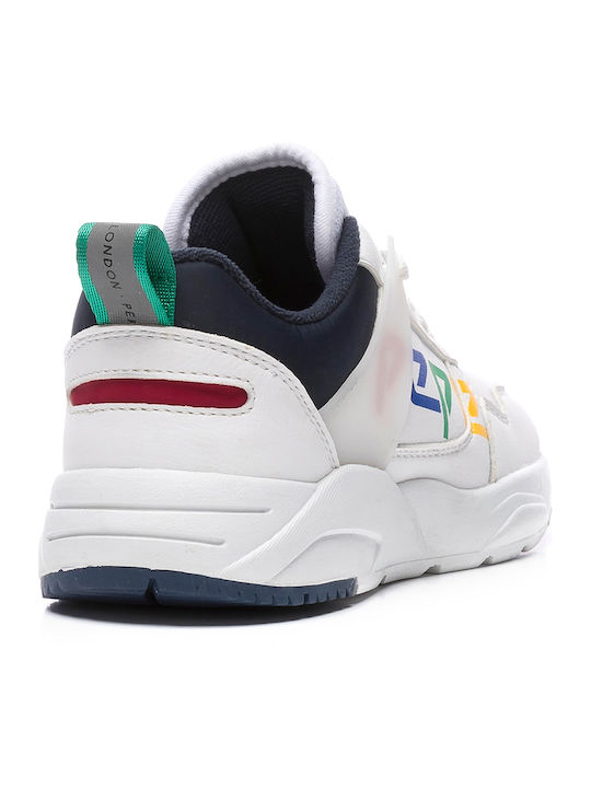 David Kinder Sportschuhe Tennis mit Schnürsenkeln Weiß