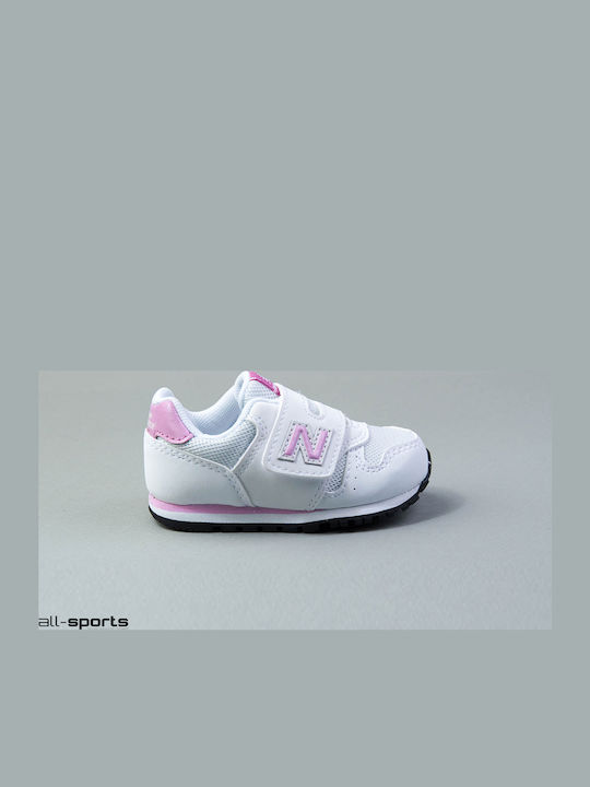 373 Kinder Sneakers mit Klettverschluss Weiß