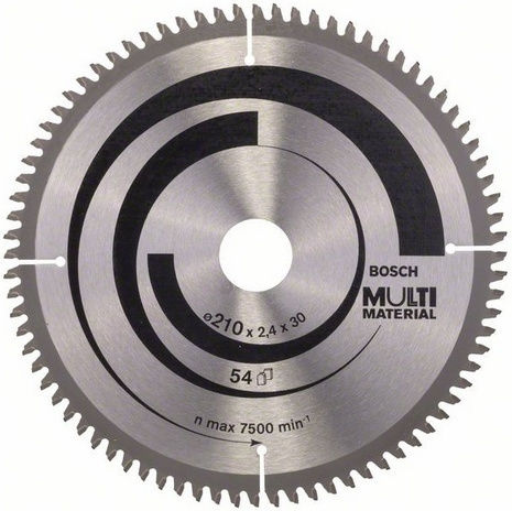 Bosch Δίσκος Κοπής Ξύλου με 96 Δόντια 254mm