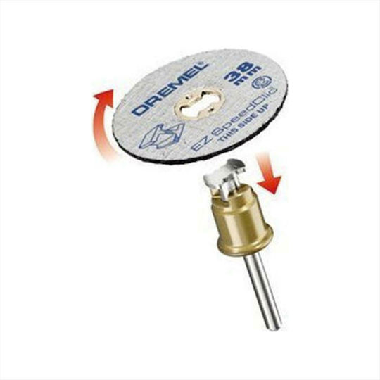 Dremel SC406 38.0mm Speedclic Starter Set Disc de tăiere Metalic 38mm 2buc