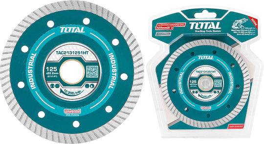 Total Diamantscheibe Universal Nassschnitt Schneidscheibe Baumaterialien 125mm
