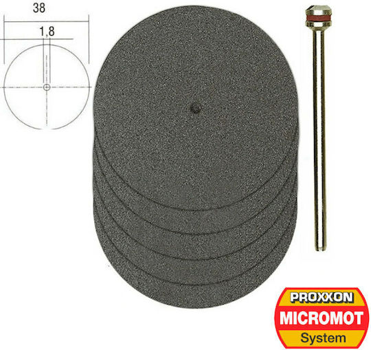 Proxxon Δίσκοι Κοπής Δίσκος Κοπής Μετάλλου 38mm 5τμχ