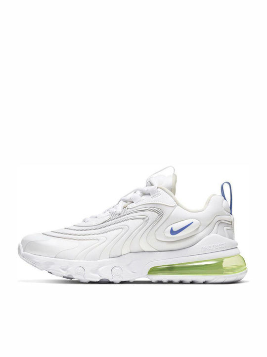 Air Max 270 Kids Sneakers White / Sapphire / Laser Orange