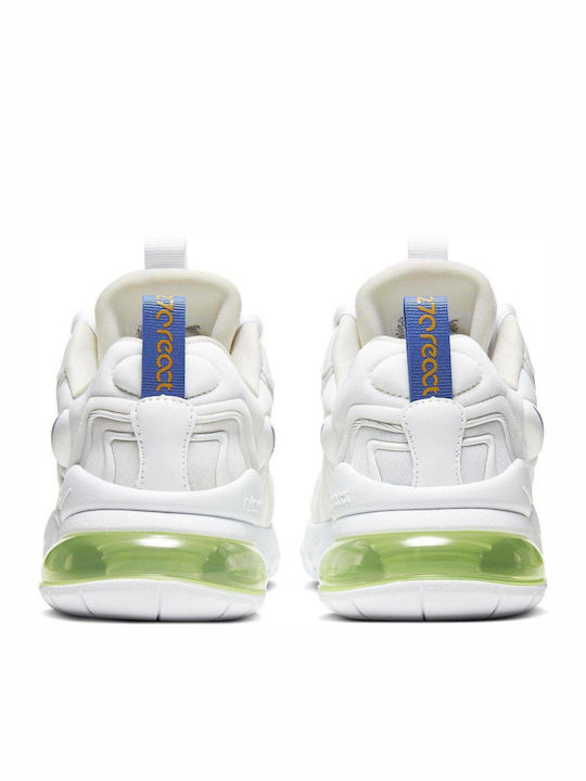 Air Max 270 Kids Sneakers White / Sapphire / Laser Orange