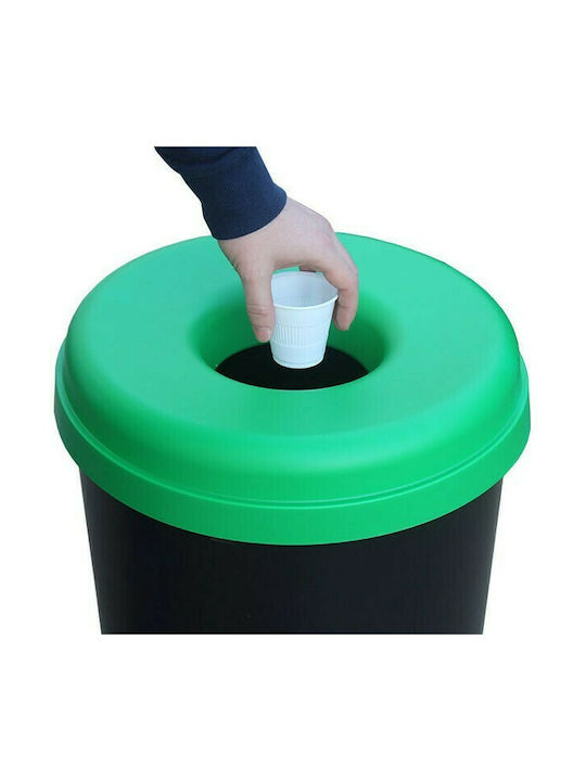 Viomes 316 Waste Bin Recycling Plastic Green 60lt 1pcs