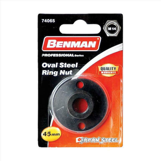 Benman 74065 Εξάρτημα Γωνιακού Τροχού Βίδα Ροδέλα Γωνιακού Τροχού Κωνική με Κούρμπα M14 45