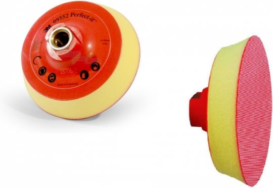 3M Hookit Rubber Backing Pad M14 Rotating Polisher 125
