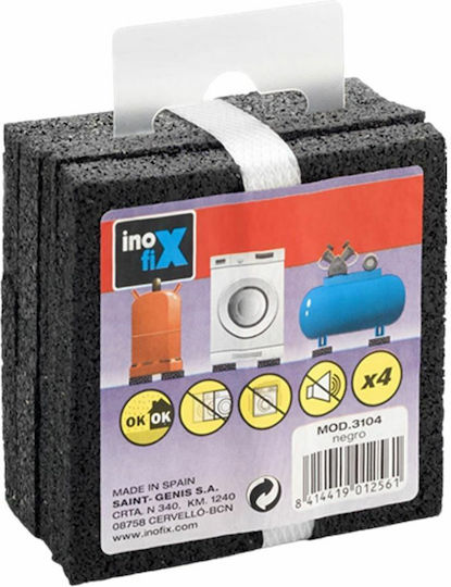 Inofix Tool Accessories Anti-vibration Pads 7.5x7.5 4τμχ. 3104-3 4pcs