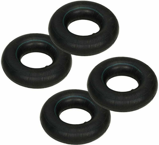 vidaXL Construction Cart Umbrellas Rubber Wheels for Cart 4 pcs. 3.00-4 260x85 mm from Rubber 142982 4pcs