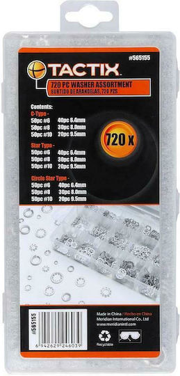 Tactix O ring Ροδέλες Μεταλλικές 565155 720τμχ
