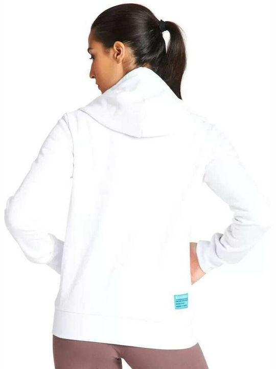 Arena Women's Hooded Cardigan White