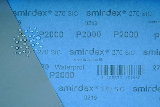 Smirdex 270 Φύλλο Λείανσης Απλό K240 230x280mm Αδιάβροχο