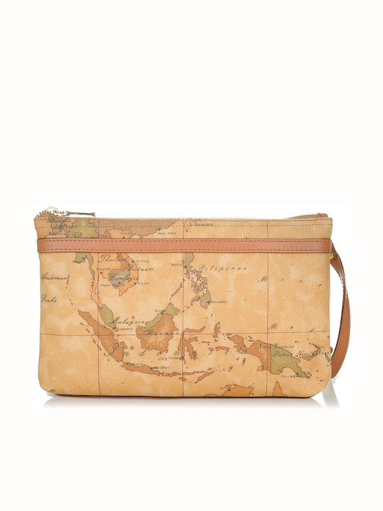 Γυναικεία Τσάντα Χιαστί Camel-geo Map