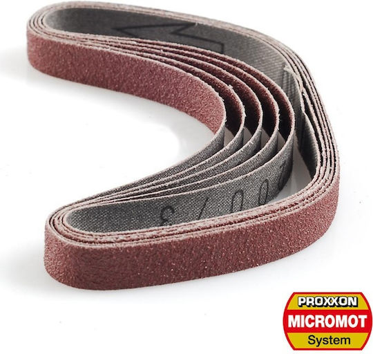 Proxxon Belts for Belt Sander K180 Sanding Belt K180 110x330mm Set 5pcs