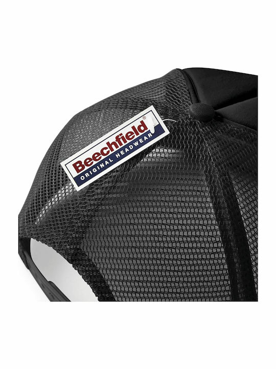 Beechfield Kids' Hat Jockey Fabric B645 Black