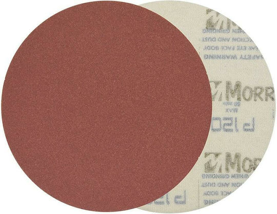 Morris Velcro Disc Red Orbital Sander Sanding Sheet K80 150x150mm