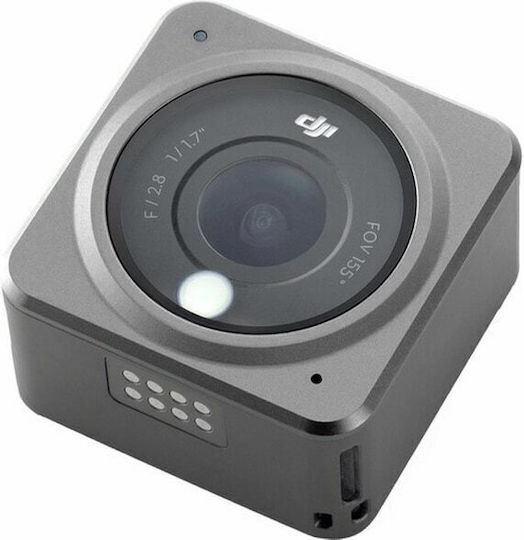 DJI Action 2 Power Combo Екшън камера 4K Ultra HD с Тъчскрийн 1.76" и Wi-Fi Сив