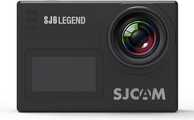 SJCAM SJ6 Legend Action Camera 4K Ultra HD με WiFi Μαύρη με Οθόνη 2"