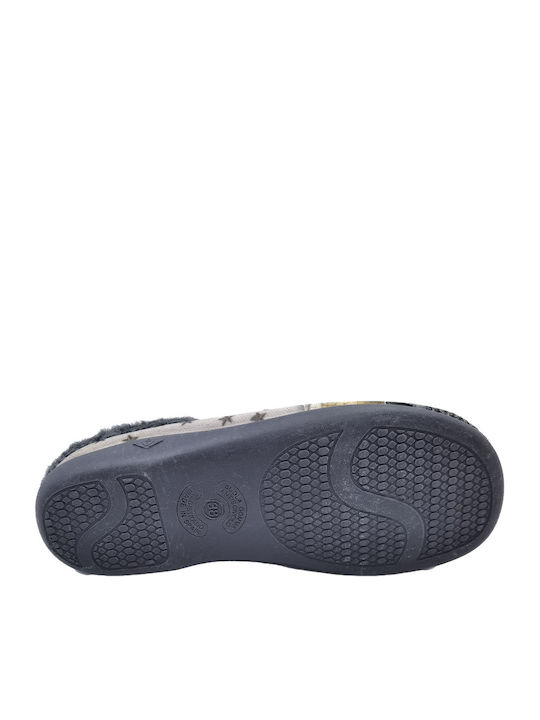 Adam's Shoes Terry Winter Women's Slippers in Gray color