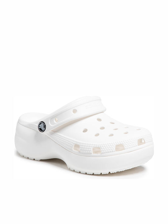 Crocs Classic Crush Anatomic Clogs White