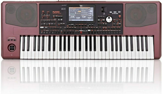 Korg Aranjor PA-1000 Professional Arranger cu 61 Dinamic Taste Roșu