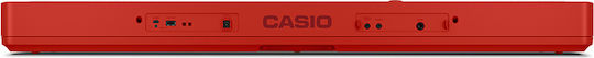 Casio Keyboard CT-S1 with 61 Dynamic Keys with Music Stand Red
