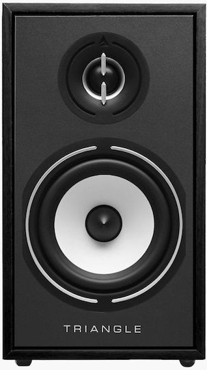 Triangle BR02 Pair of Hi-Fi Speakers Bookself 80W 2 No of Drivers W17.6xD31xH27.4cm. Black