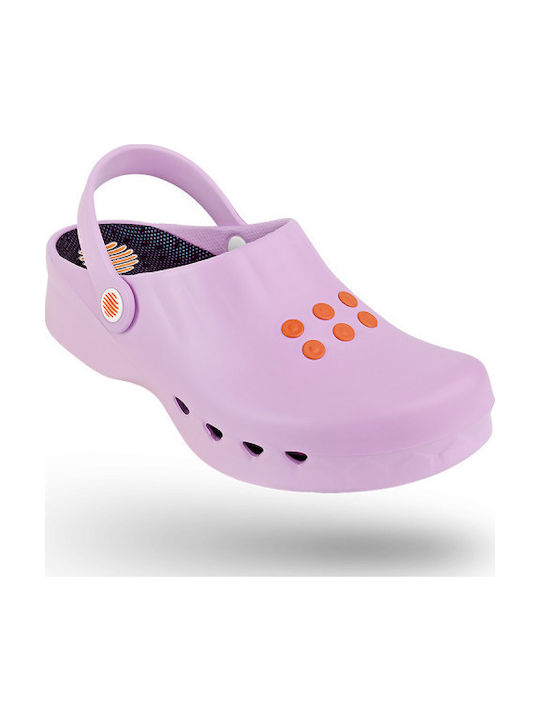Wock Nube 03 Damen Anatomisch Holzschuhe Rosa