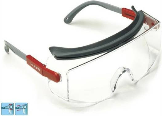 Maco Safety Glasses for Protection with Transparent Lenses 1pcs