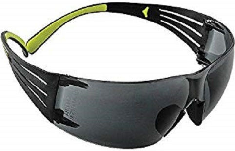 3M Securefit Safety Glasses for Protection with Gray Lenses Tinted 1pcs