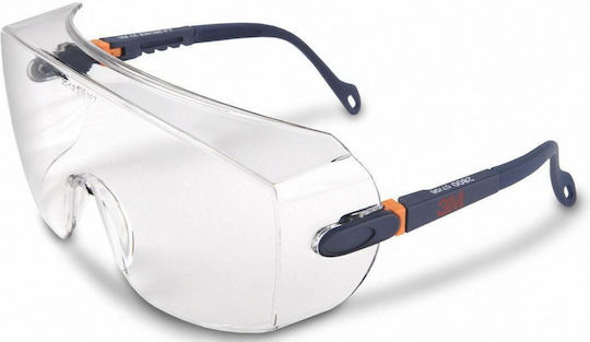 3M 2800 Safety Glasses for Protection with Transparent Lenses 1pcs