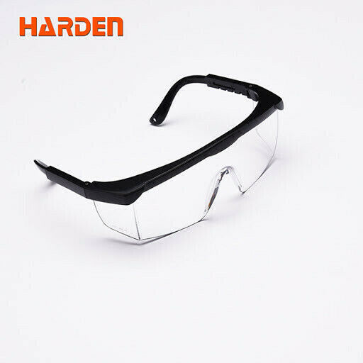 Harden Safety Glasses for Protection with Transparent Lenses 1pcs