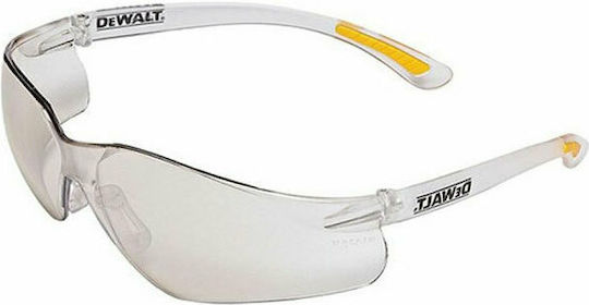 Dewalt Contractor Safety Glasses for Protection with Transparent Lenses 1pcs