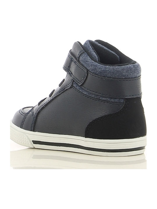 Kids Sneakers High with Scratch Blue