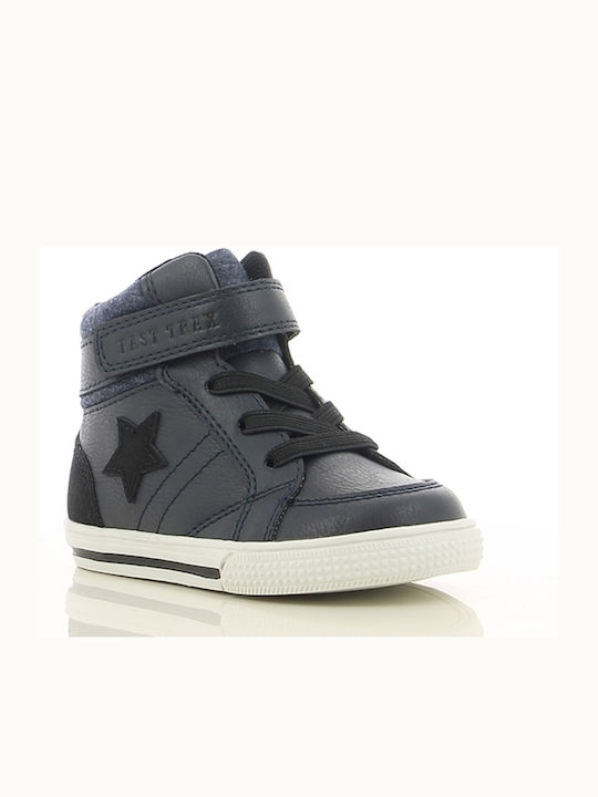 Kids Sneakers High with Scratch Blue
