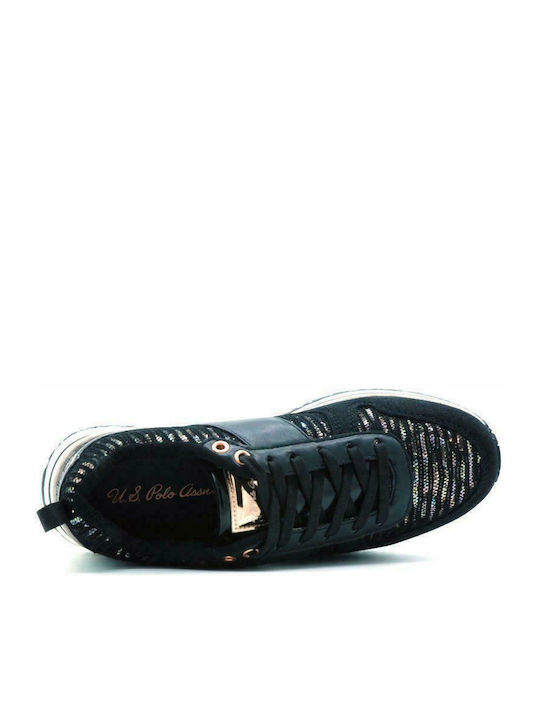Vema Lurex Παιδικά Sneakers Μαύρα