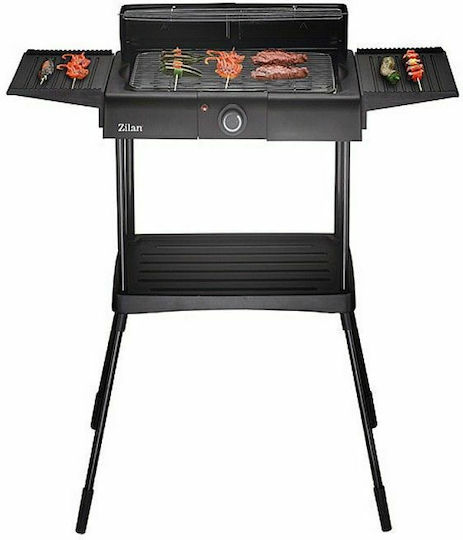 Zilan With Legs Electric Grill Grill 2400W with Adjustable Thermostat 42cmx26cmcm