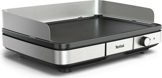 Tefal Настолна Планча Електрическа Скара с Гладка Плоча 2300W с Регулируем Термостат 47x52см