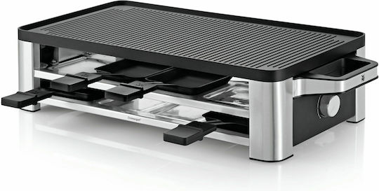 WMF Lono Tischplatte Elektrogrill Raclette Glatte Platte 1500W mit einstellbarem Thermostat 54.5cmx24.1cmcm