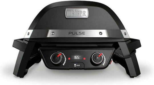 Weber Pulse Tabletop Electric Grill Grill 2200W with Lid and Adjustable Thermostat 49cmx39cmcm