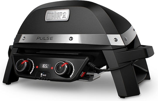 Weber Pulse Tabletop Electric Grill Grill 2200W with Lid and Adjustable Thermostat 49cmx39cmcm