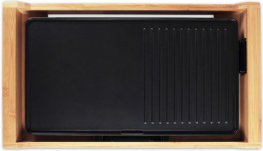 Life Teppanyaki Grilling Plate with Adjustable Thermostat 1800W 43x23cm.