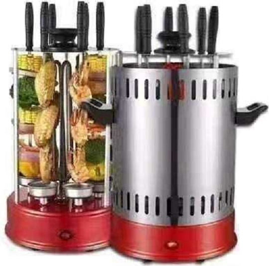 Zilan Vertical Euro Star Barbeque Grill Tabletop Frigare Verticală Grătar 1000W cu Capac