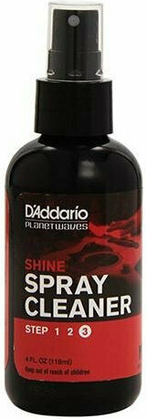 Daddario Shine - Instant Spray Polish Cleaning Accessory in Silver Color Step 3 of 3, 4oz