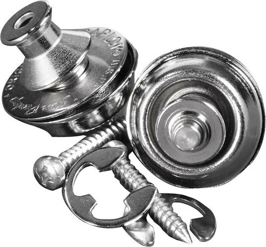 Dunlop Straplok Strap Retainers Dual Design Nickel